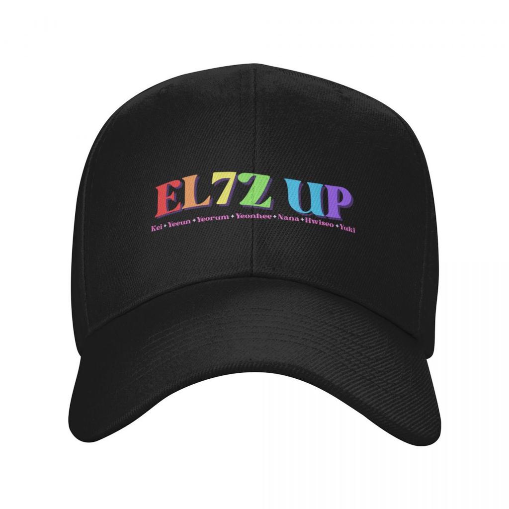 EL7Z UP Kpop Girl Group Logo Baseball Cap Wild Ball Hat Winter hat Rave Trucker Hats For Men Women's