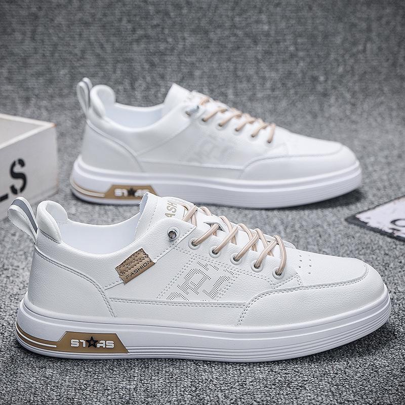 

Fashion Spring Autumn Men Board Shoes Casual Flats Shoes Outdoor Breathable Jogging Shoes White Male Sneakers Versatile Vulcanized Shoe 44