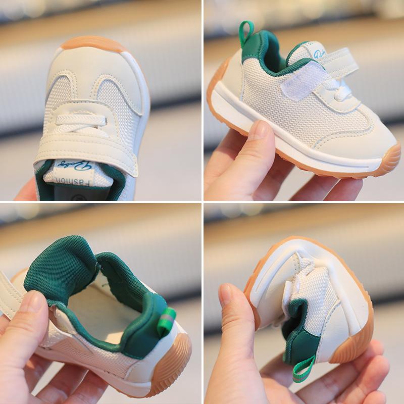 Baby Sneaker Todddler Shoes 1-3 Years Boys and Girls Spring Autumn Casual Sport Shoes Outdoor Walking High Quality Rubber and PU