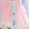 Girl Baby Cotton Dress Long Sleeve A-line Skirt Han Style Button Collar Ancient Gauze Puffy Dress