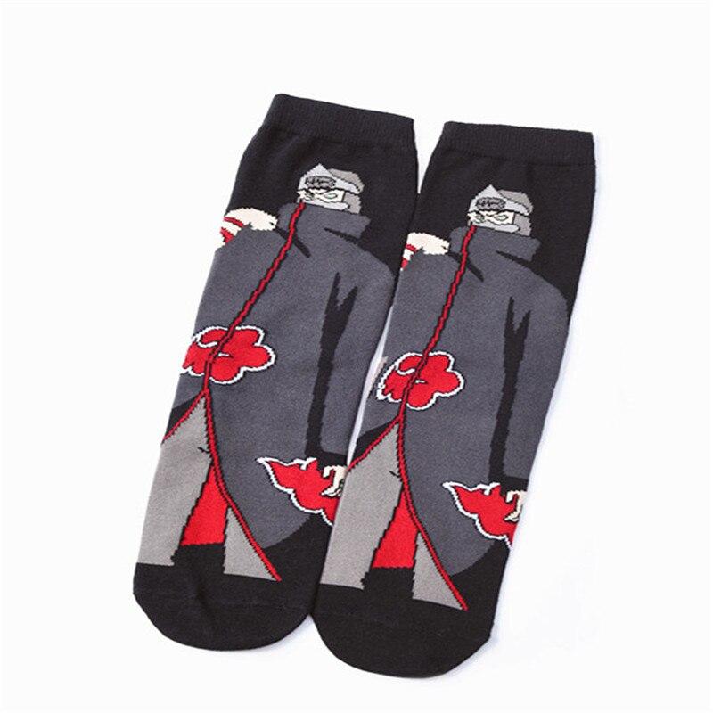 Freegun Set Di 2 Calzini Uomo In Cotone Naruto Shippuden - Manga Ninja, Multicolore - 3