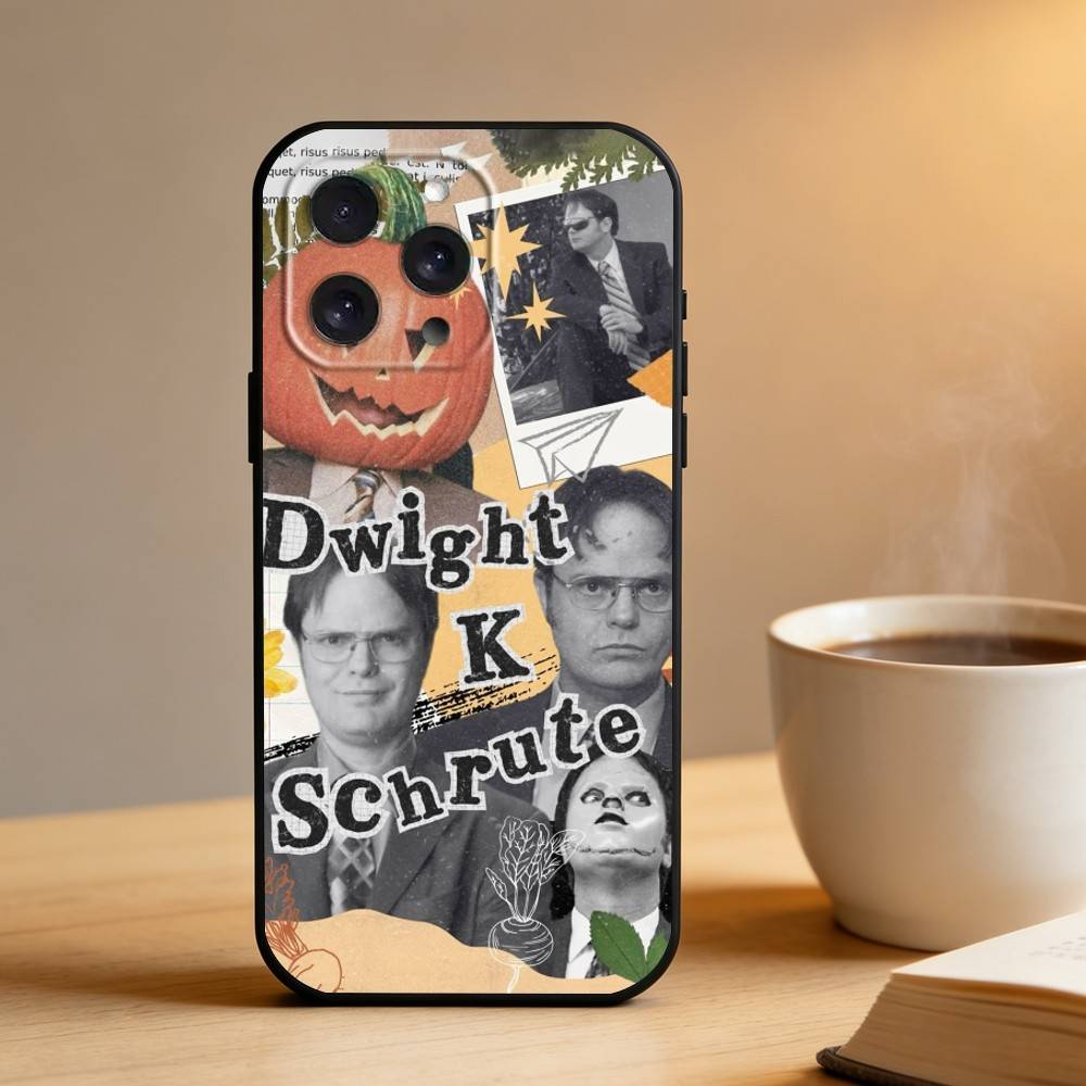 

The O-Offices Hot Tv Show Phone Case For iPhone 16,15,14,13,12,17,Pro Max,Plus Silicone Black Case iPhone17promax