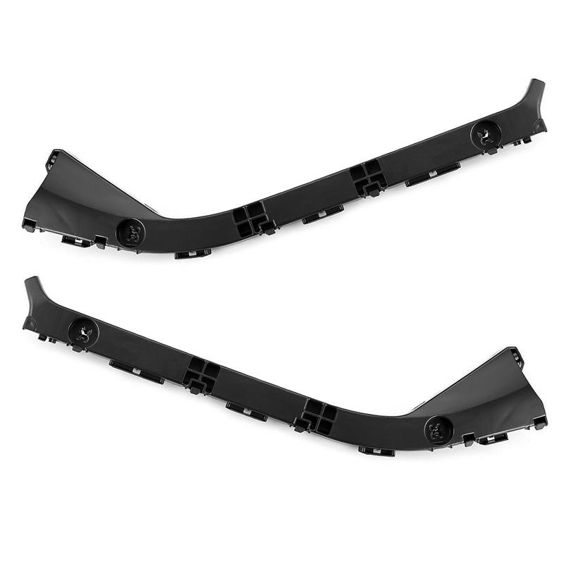 

52575-47011 52576-47011 1 Pair Car Rear Bumper Bracket Retainer Support Fit for Toyota Prius 2004-2007 2008 2009 Black Plastic