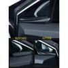 For C-HR CHR 2016-2022 Carbon Fiber 2PCS Door Window A Pillar Post Cover Trim