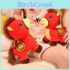Horse Animal Plush Toy With Soft Short Pile For Lunar New Year Gifts