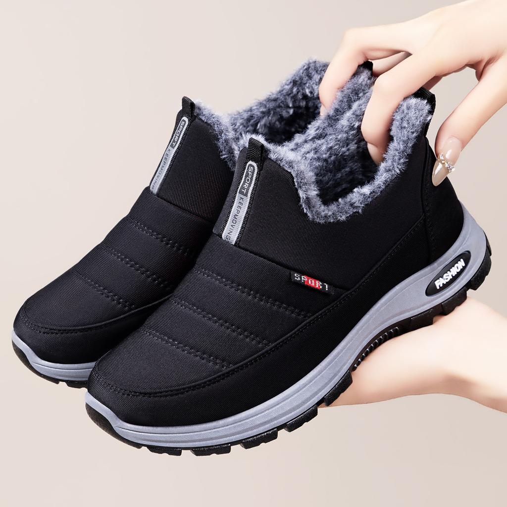Women's shoes autumn and winter cotton shoes men's and women's velvet shoes warm casual thickened winter shoes