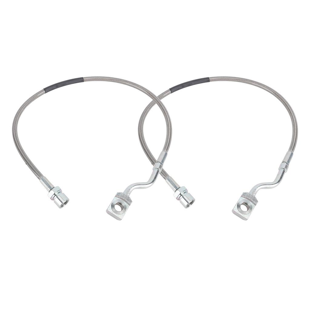 2PCS Front Brake Lines 89370 Improved Driving Performance Metal Strong Structure for 1500 2500 3500 HD Vehicle Models