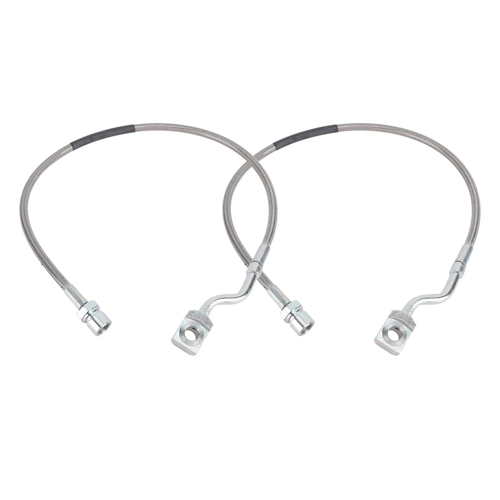 

2 ШТ. Передние тормозные шланги 89370 Улучшенная динамика вождения Металлическая прочная конструкция для моделей автомобилей 1500 2500 3500 HD