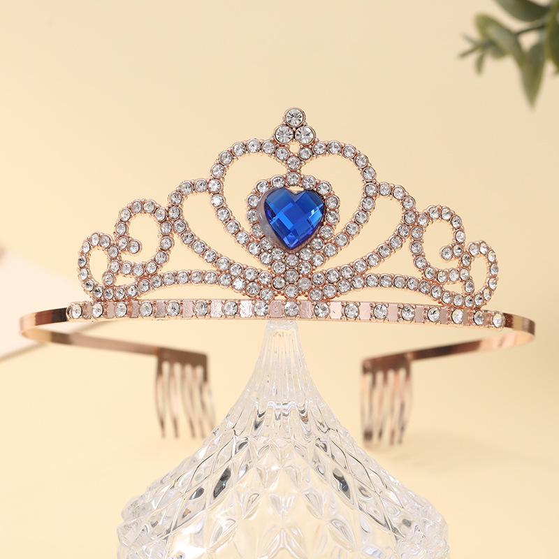 Bridal Crown Headwear Alloy Rhinestone Headband Wedding Crown Birthday Hair Accessories Party Headband Accessories