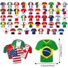 1set 2026 World Cup Soccer Jersey Flag Bunting Banner
