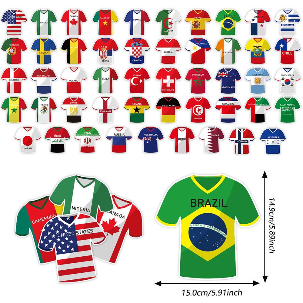 1set 2026 World Cup Soccer Jersey Flag Bunting Banner