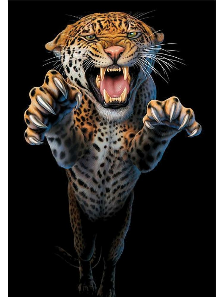 

Сучасні леопарди Nordic плакат і друк на полотні Дикі тварини Настінне мистецтво Декоративна картина для домашнього декору у вітальні 60x90cm No Frame