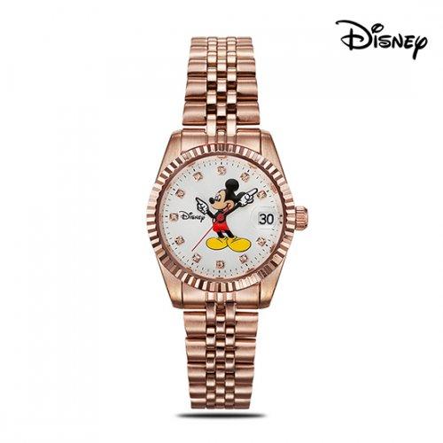 [Disney] Disney Mickey Timeless 31mm Fashion Cubic Embellished Wristwatch D10231RG none