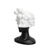 Abstract Figure Sculpture Resin Handicraft Ornaments Black and White Mosaic Woman Figurine Human Head Statue Home Decoration