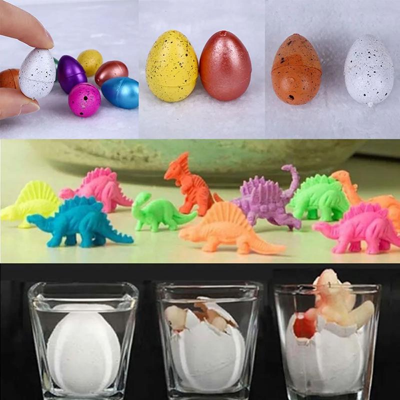 Mini Dinosaur Eggs 2x3cm Soak In Water To Expand Hatching Breaking Shells Children Early Education Toys Growth Cognition TMZ