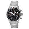 Eco-Drive Chronograph Stainless Steel Black Dial CA0790-83E 100M Men's Watch