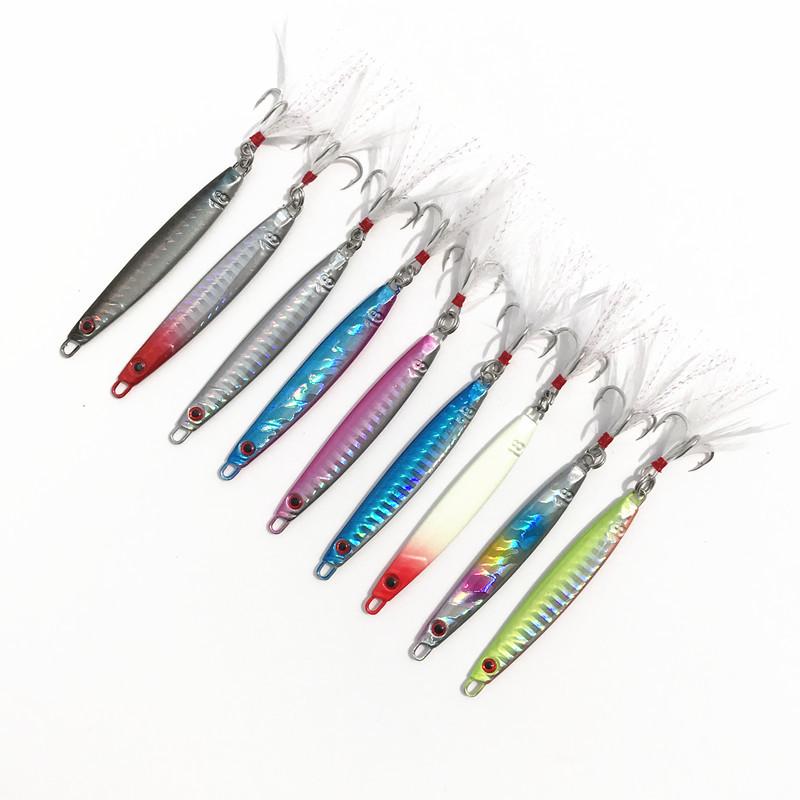 Shore Casting Bionic Fish Lure 18g/21g - Small Iron Plate Lead Tackle