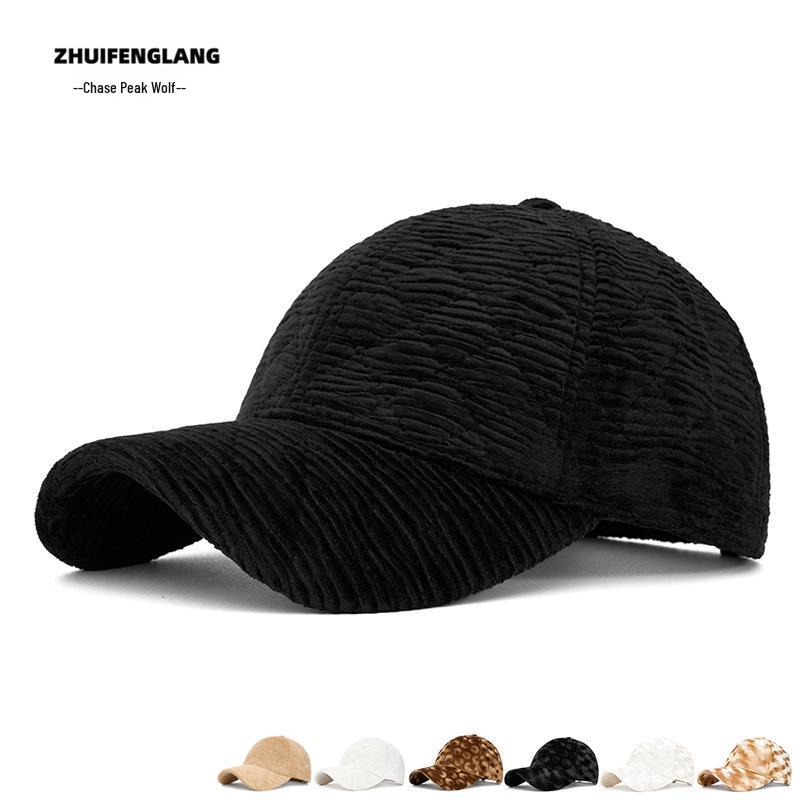 Unisex Autumn/Winter Classic Plaid Baseball Cap - Hard Top Duckbill Sun Hat