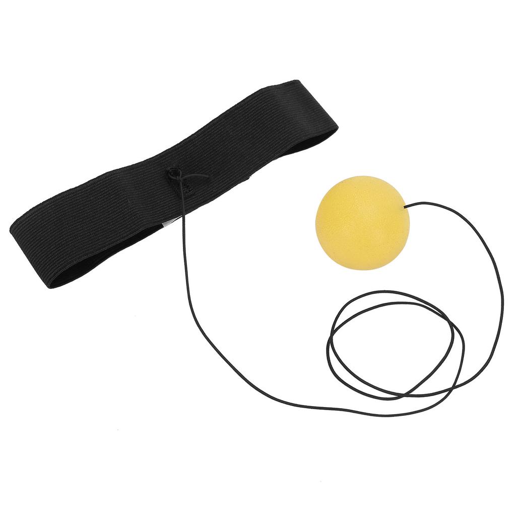 Professional Boxing Reflex Ball Reaction Speed Training Boxing Ball with HeadbandYellow