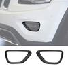 Black Fog Light Cover Fog Lamp Frame For Jeep Grand Cherokee 2014-16 Accessories