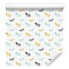 Bananas Wallpaper White, Cream and Mint for Living Room and Bedroom 50x1000