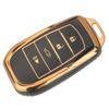 Jingyuqin 2/3/4 Buttons Soft TPU Car Key Cover Case For Toyota CHR Hilux Land Cruiser 200 Camry Corolla RAV4 Highlander Crown