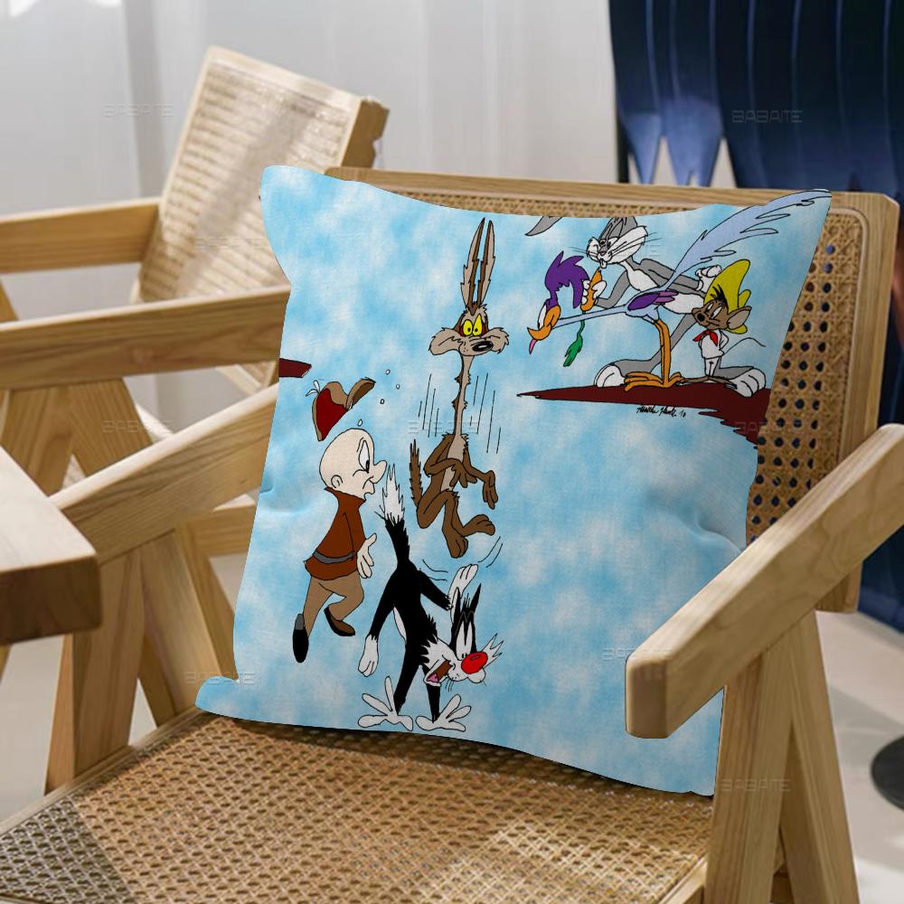 Bunny Funny Cute Rabbit Cartoon Pillowcase toon Gift Cushion Cover Bedroom Home Sofa Chair Seat Decor pillow case