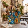 Bohemian Style Large Capacity Tote Bag for Daily Outdoor Shopping Use
