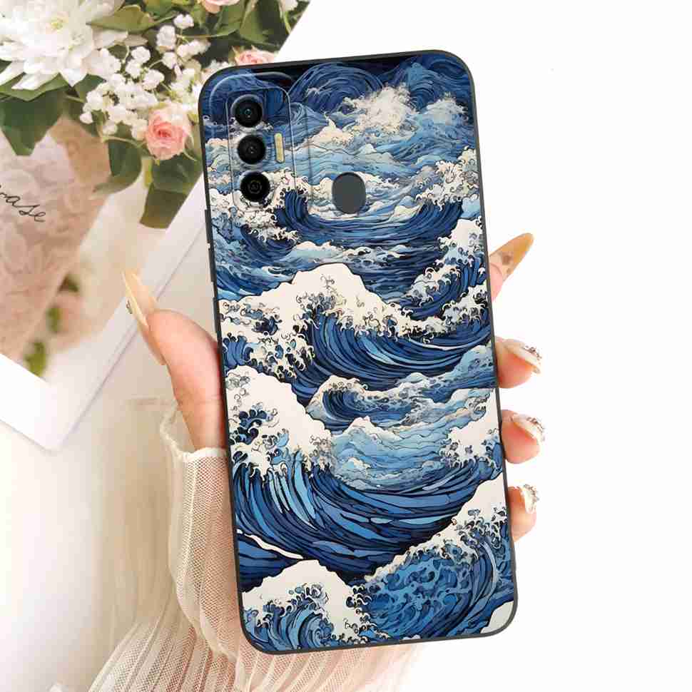 Cover For Tecno Spark 7 2021 Cute Rabbit Casing KF6 KF6j Soft Silicone Casing For Tecno Spark 7 Spark7 Back Cover Coque