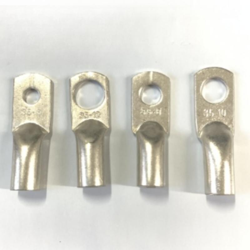 JG35-6/8/10/12 Marine Copper Screw Hole Electric Wire Cable Ring Tubular Cord End Lug Connector Crimp Terminal