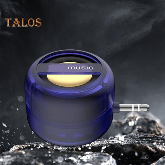 Miniaturowy przenośny głośnik 3,5 mm Interfejs audio AUX Akumulatorowy Uniwersalny głośnik typu plug-play do smartfonów z wejściem liniowym i czystym basem