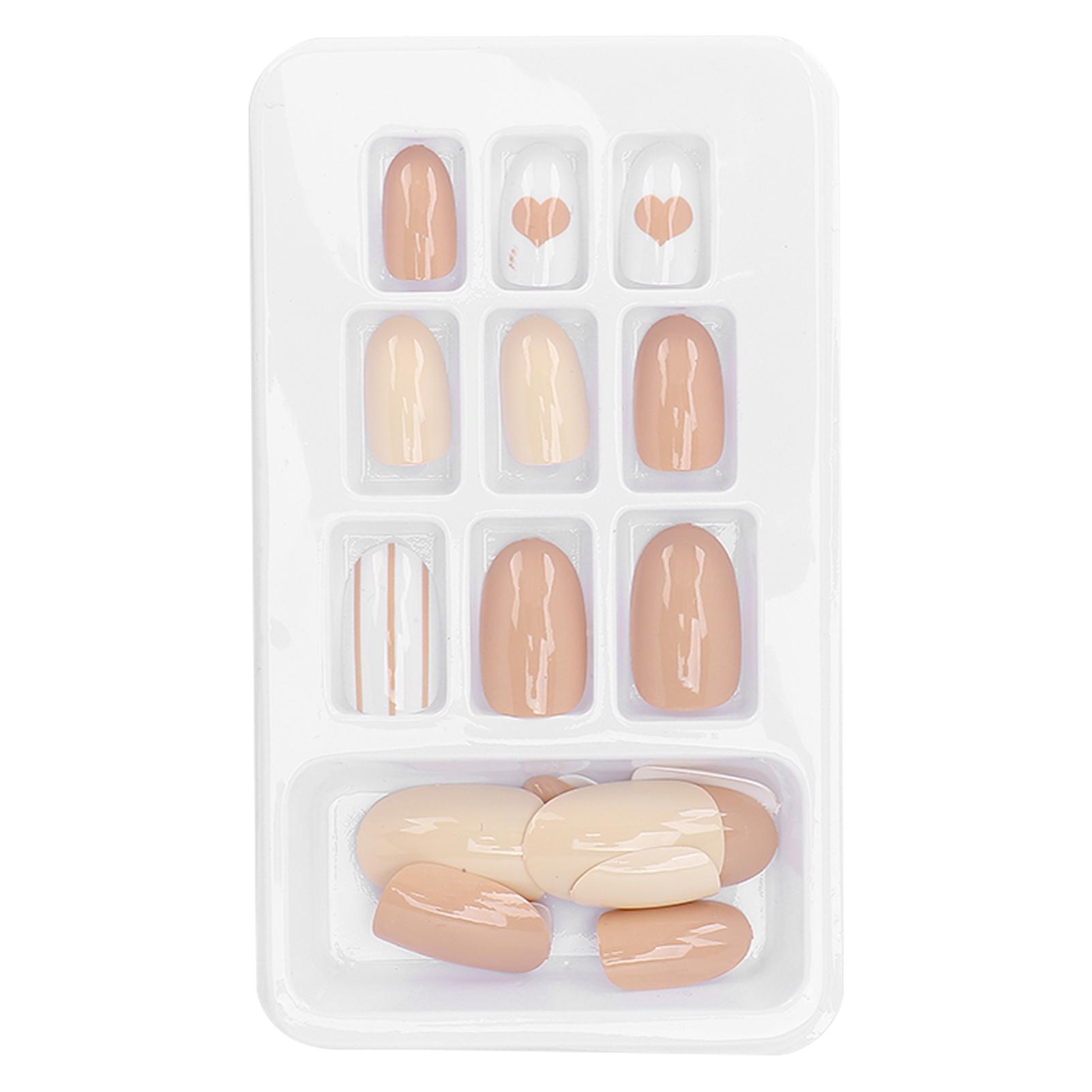 

Набор из 24 накладных ногтей, съемный модный, с полным покрытием, накладные ногти, художественные советы P138