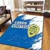 Leeds United Teppich für Wohnzimmer Schlafzimmer Zuhause Sofadekoration, Kinder Spiel rutschfeste Bodenmatte
