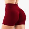 Seamless Butt-Enhancing Women's Elastic Training Running Fitness Tight Shorts European and American Alp Peach Butt-Lifting Sports Shorts