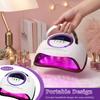 300W UV LED Nail Lamp 72 LEDs For Nail Dryer Smart Fast Gel Polish Curing Light Manicure Professional Salon Tool Equipment