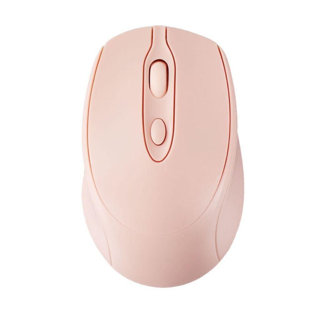 Rechargeable Ergonomics Wireless Mouse 2.4Ghz+BT5.0 Morandi Wireless Mouse  PC/Laptop