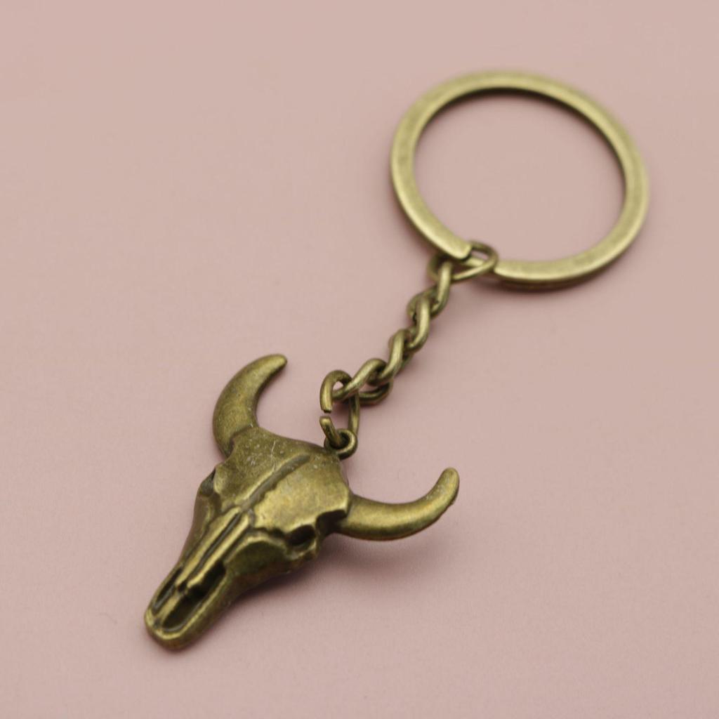 Xiyin Simple Bull Head Keychain Pendant - Hot-Selling Accessories