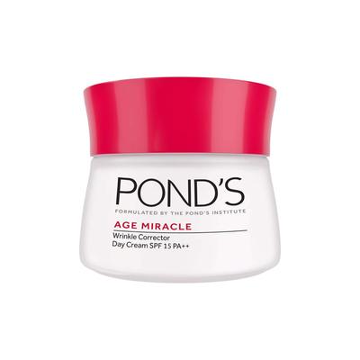 Ponds Age Miracle denní krém, krém proti vráskám a hydratační krém na obličej s SPF 15, použití jako denní hydratační krém na obličej, 50 ml