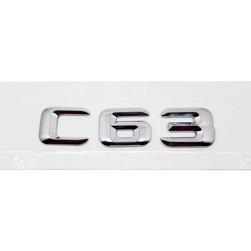 3D Car Tail Letter Stickers Badge for Mercedes Benz C Class C32 C36 C43 C55 C63 C180 C200 C220 C230 Auto Rear Trunk Emblem BA1