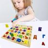 Alphabet Wooden Puzzles For Toddlers, Learn  Alphabet Words For Kids,  Toys Montessori Educational Puzzles