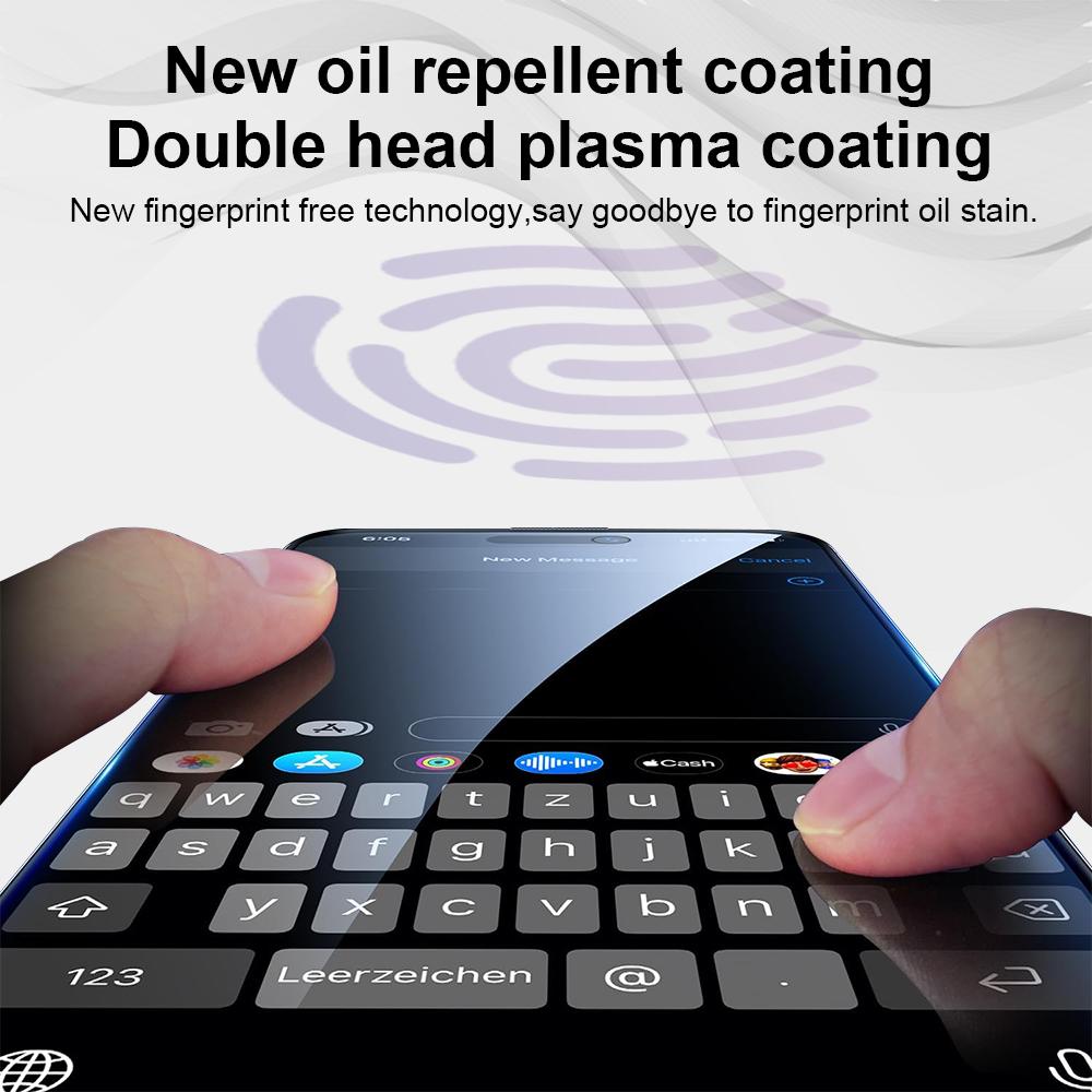 Sichtschutz Displayschutz Anti-Spionage Privates gehärtetes Glas für iPhone 15 Pro Max 14 Plus 13 12 11 X Xs Xr Schutz Einfache Installation Telefonzubehör