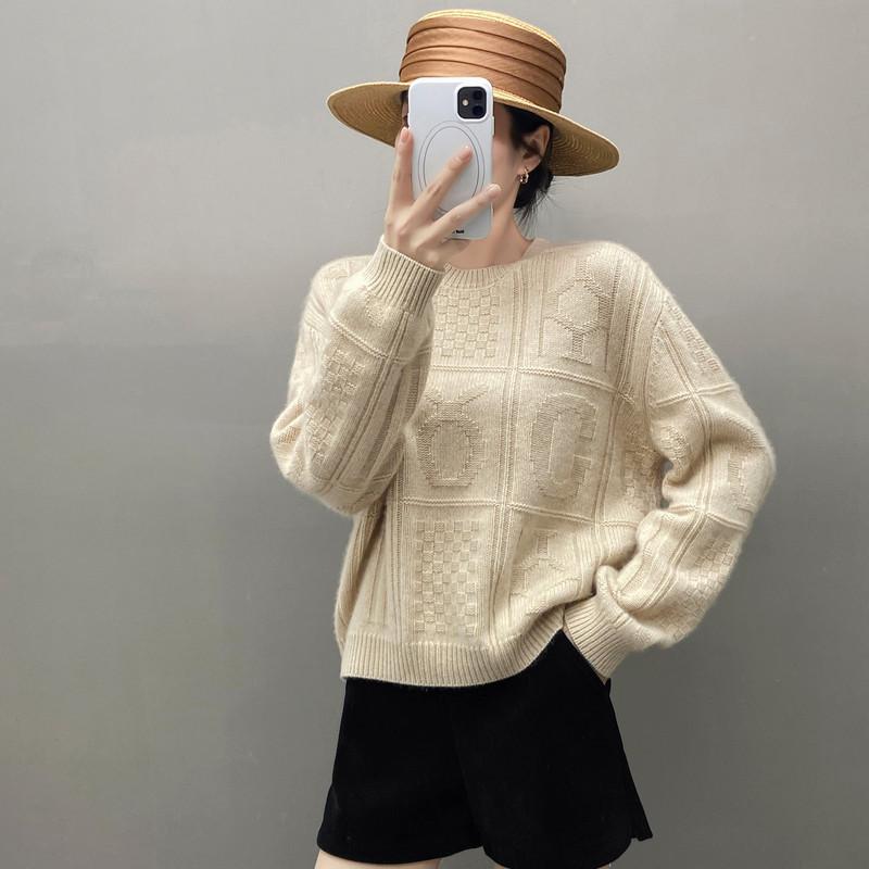 Qinghe 100% Pure Cashmere Women's Sweater - Ultra Soft Luxury Winter Pullover