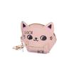 1pc Cartoon Coin Purse Cute Cat Wallet Women Girls Purse Mini Wallets Gift Headphone Bag Pink Black