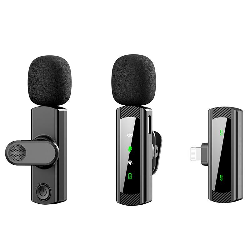 J4 Wireless Lavalier Microphone: Live Broadcast, Video Shooting, Audio Recording, Noise Reduction.
