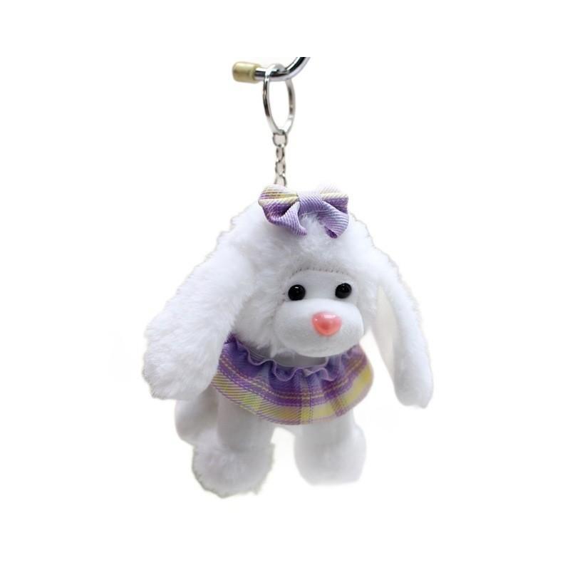 Neuer Niedlicher Niedlicher Prinzessin Hund Schlüsselanhänger Anhänger Plüschtier Puppe Taschenanhänger Ornament Puppe