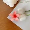 6 Stück Hawaiianische Farbverlauf-Haarspangen Blumen-Haarkrallen Damen-Haarschmuck Kleine Größe Kopfschmuck Haarnadel Krabben-Haarklammer