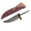 Handmade Damascus Steel Fixed Blade Knife Blanks Diy Semi-finished Billets Accessories outdoor Camping Hunting paring Tool Parts