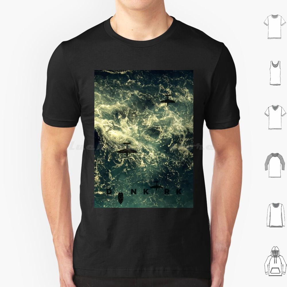 

Dunkirk T Shirt Cotton Men Women DIY Print Dunkirk Christopher Nolan Film 2017 War Boat Plan German Usa Evacuation Movie Tom S