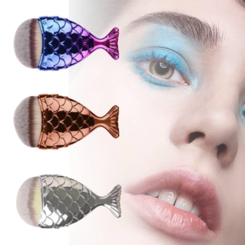 Colorful Mermaid Makeup Brush Large Size Foundation Brush Beauty Tool Must Have
