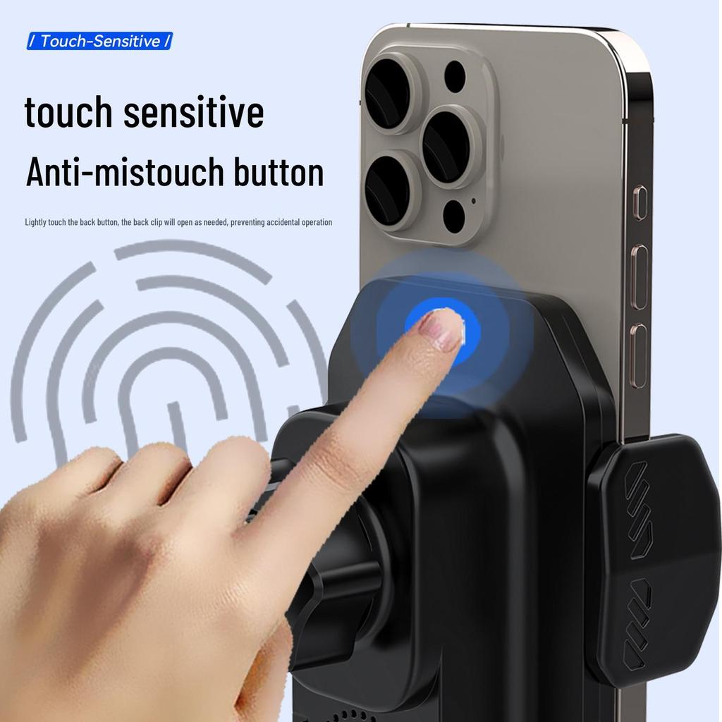 15W Wireless Car Charger & Automatic Phone Holder Mount